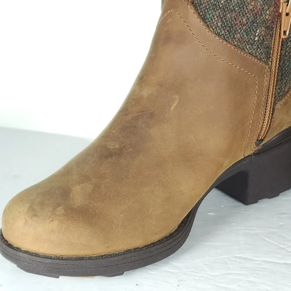 Merrell Women's Chateau II Mid US7 Brown Leather Wool Waterproof Ankle Boots